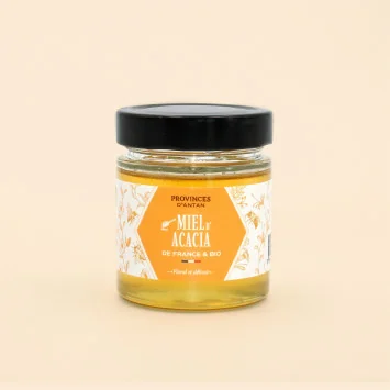 Organic French Acacia Honey – 220g Jar | Provence d’Antan
