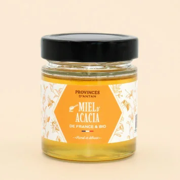 Organic French Acacia Honey – 220g Jar | Provence d’Antan