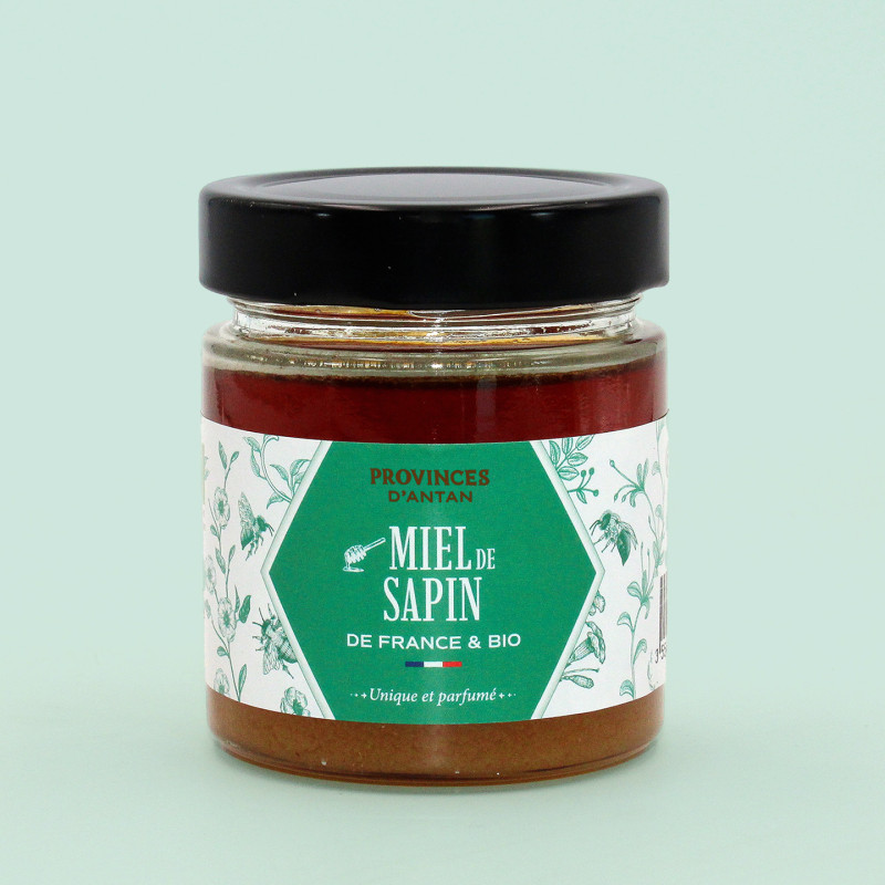 Organic French Fir Honey – 220g Jar | Provence d’Antan