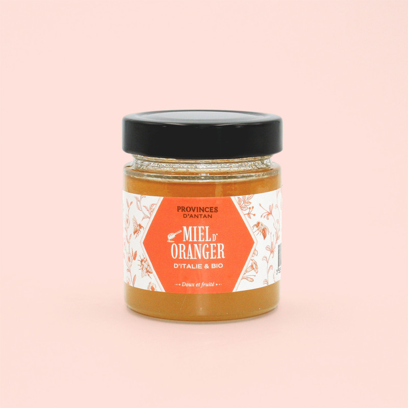 Miel d’Oranger Bio – 220g | Italie – Miel floral & lumineux