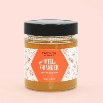 Miel d’Oranger Bio – 220g | Italie – Miel floral & lumineux