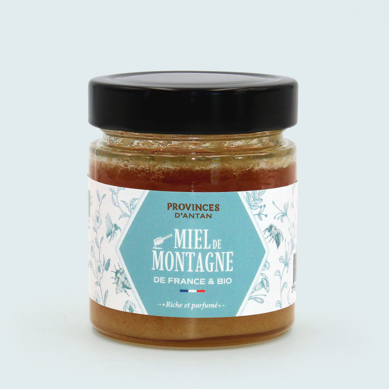 Miel de Montagne de France BIO – Pot 220 g | Provence d’Antan