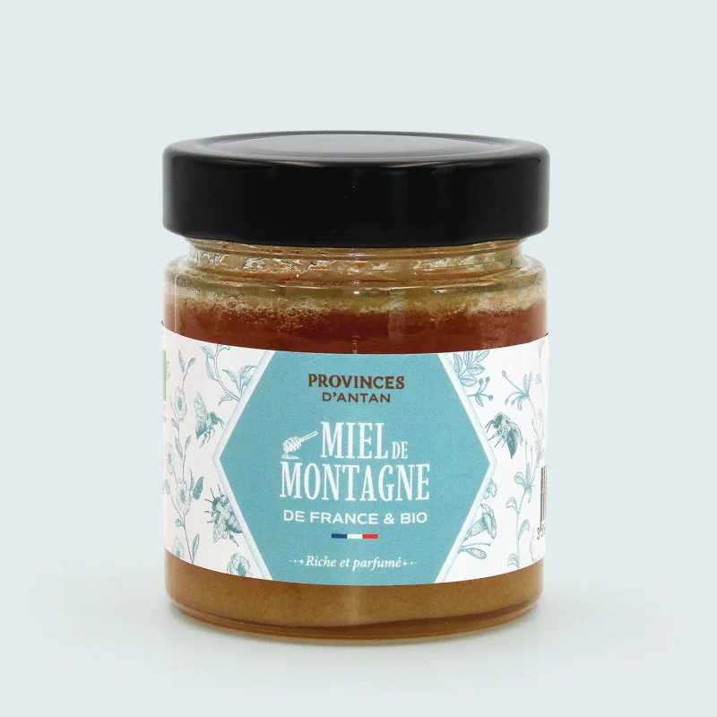 Organic French Mountain Honey – 220g Jar | Provence d’Antan