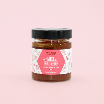 Organic French Heather Honey – 220g Jar | Provence d’Antan