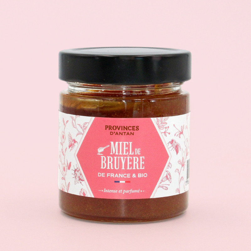 Miel de Bruyères de France BIO – Pot 220g | Provence d’Antan