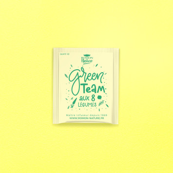 Green Team Organic Herbal Tea – 8 Vegetables & Aromatic Herbs