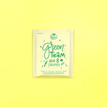 Green Team Organic Herbal Tea | Provence d'Antan