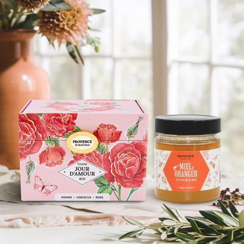 Provence Sweetness Gift Set - Herbal Infusion & Orange