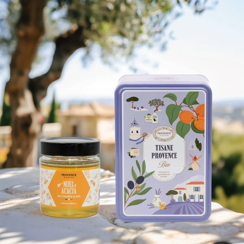 Travel in Provence Gift Set - Herbal Infusion & Acacia Honey