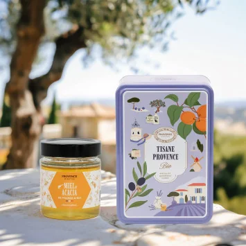 Travel in Provence Gift Set - Herbal Infusion & Acacia Honey