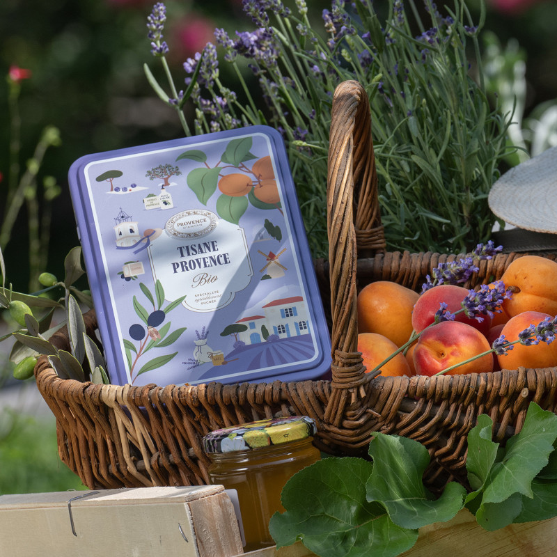 Coffret Voyage en Provence – Infusion & Miel d’Acacia |Cadeau Provence