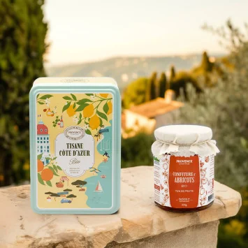 French Riviera Gift Set - Herbal Infusion & Apricot Jam