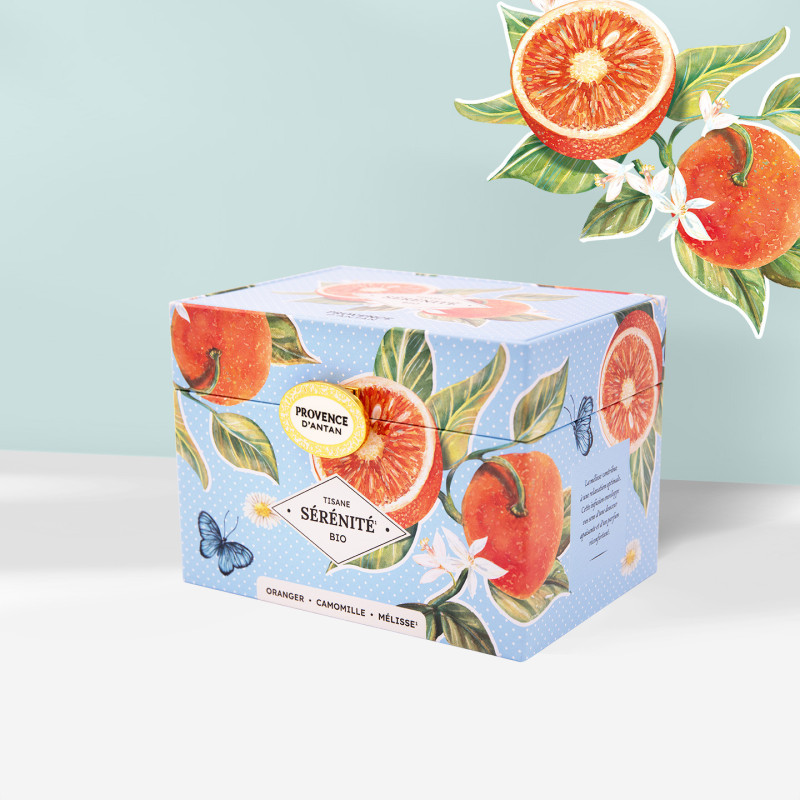 Coffret Douceur du Soir – Tisane & Miel de Lavande | Cadeau Provence