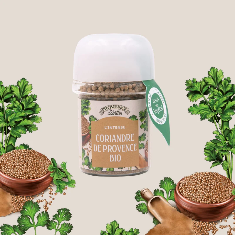 Organic Coriander Seeds - Whole Seeds from Provence