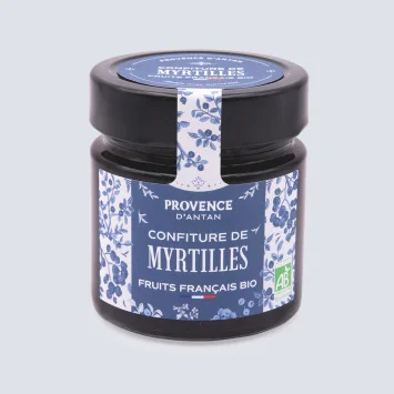 Organic Blueberry Jam – 335g Jar | Provence d’Antan