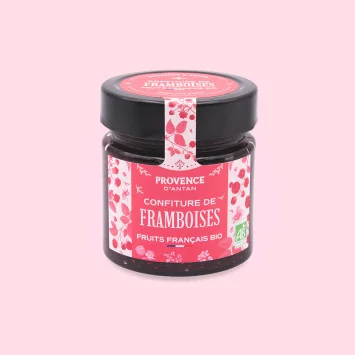 Organic Raspberry Jam – 335g Jar | Provence d’Antan