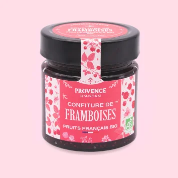 Organic Raspberry Jam – 335g Jar | Provence d’Antan