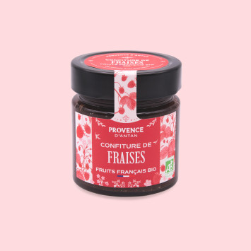 Confiture de Fraises BIO – Pot 275 g | Provence d’Antan