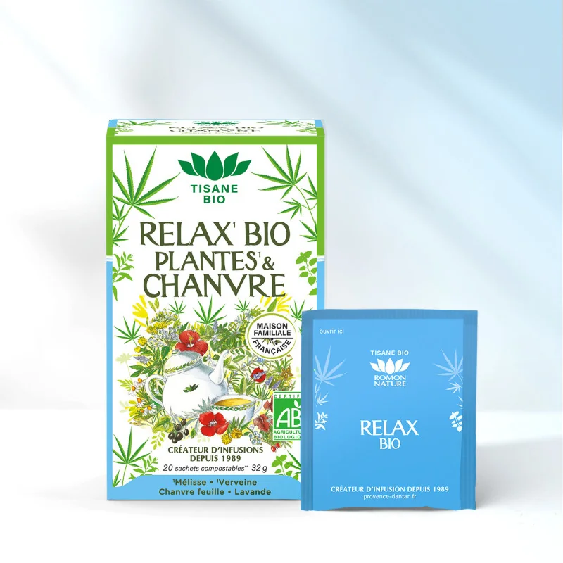 Organic Relax Hemp Infusion  | Provence d'Antan