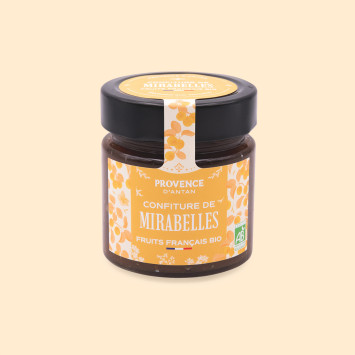 Confiture de Mirabelles Bio – Fruits français