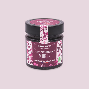 Confiture de Mûres Bio – Fruits français 275 g