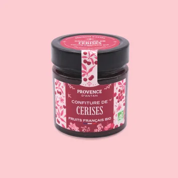 Organic Morello Cherry Jam – 335g Jar | Provence d’Antan