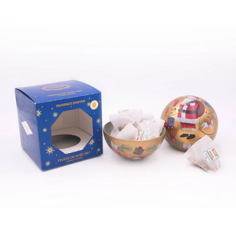 Boule de Noël Tisane Pomme & Épices Bio* – 8 sachets