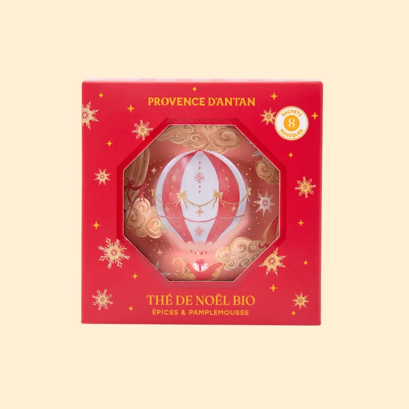 Boule de Noël Thé Blanc Pamplemousse Bio* – 8 sachets