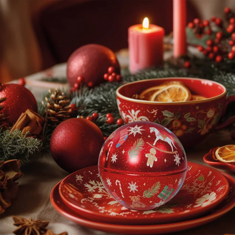 Grande Boule de Noël Duo Thé & Tisane Bio* – 10 sachets