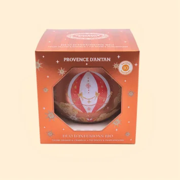 Grande Boule de Noël Duo d’Infusions Bio* – 10 sachets