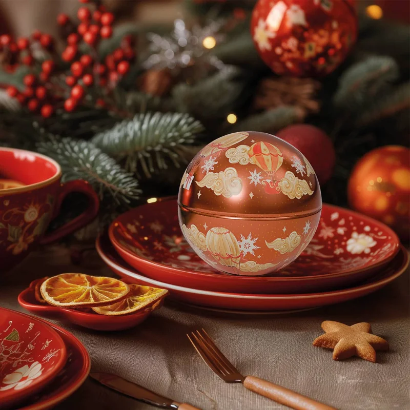 Grande Boule de Noël Duo d’Infusions Bio* – 10 sachets