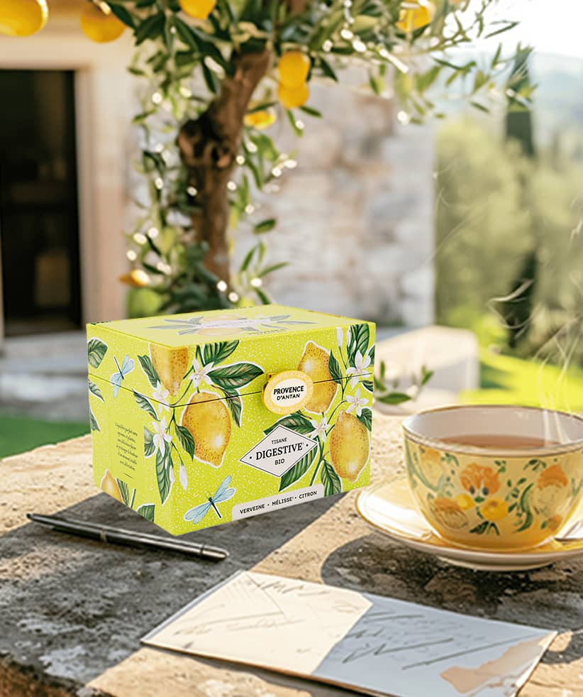                                                 Organic Lemon herbal teas
                                            