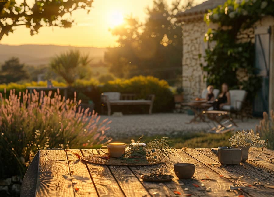 French herbalism, rooted in the land.